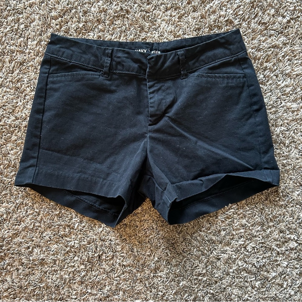 Old Navy | Black Pixie Shorts